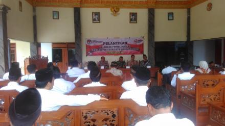 PELANTIKAN KPPS DESA JOMBOK PILPRES DAN PEMILU TAHUN 2019